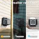 Dryer Vent Bird Guard Cover Outside, Universal 3" to 4" Outdoor Vent Protector for Bathroom, Kitchen & Dryer Exhaust, Heavy-Duty Rustproof Galvanized Steel Animal Guard for House (7"Lx7"Wx5"H, Black-1PCS)