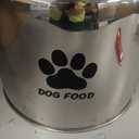 Metal Dog Food Storage Container 18Lbs, Stainless Steel Dog Food Storage Container with Lids Airtight, Pet Food Storage Container for Dogs, Cat Food Bin with Spoon, Keep Food Fresh, Easy to Clean