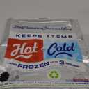 | Insulated Thermal Cooler, Grocery Size, Red/Blue