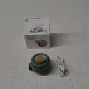 Portable Silent Mini Bladeless Fan Clip On, 3 Speeds & Queit, Hands Free Shirt and Waist Clips Whirlwind Fans, USB Rechargeable, Suitable for Outdoor & Travel & Office (green)