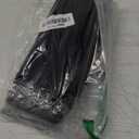 GIGIZAZA Decorative Velvet Pillow Covers 16x16, Set of 2 Black Sofa Couch Throw Pillows Covers Cases, Living Room Square Cushion Accent Stripe Covers