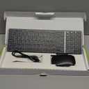 seenda Bluetooth Keyboard and Mouse Combo for Mac, SKM64-2 Rechargeable Slim Wireless Keyboard Mouse Compact, 3 Multi-Device Connection, Compatible for Mac, MacBook Pro/Air, iPad, iPhone, Black Gray