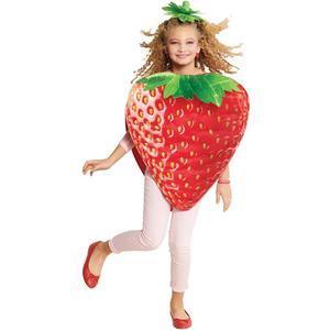 Seasons Halloween Costume Children Strawberry Costume Fruit Costume Red, Small