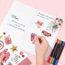 3 x TOYPOPOR Mother's Day Card, Happy Mother's Day Mom Gift, Father's Day Greeting Cards with Blank Cards, Envelopes, Stickers and Pens, Personalized Gift for Mom Dad Wife Husband from Daughter Son