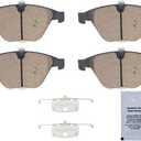 HUSCH D918 Front Ceramic Brake Pads Kit Fit For BMW 1 Series M 2011, For 130I 2006-2010, For 323I 2010-2011, For 328I 2008-2013, For 328I Xdrive 2009-2013, For 328XI 2008, For 335D 2009-2011