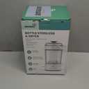 Bottle Sterilizer and Dryer, Compact Electric Steam Baby Bottle Sterilizer (Esterilizador de Biberones), Bottle Sanitizer for Baby Bottles, Pacifiers, Pump Parts Black