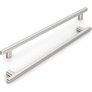 10 Pack 10 Inch(254mm) Kitchen Cabinet Handles Brushed Satin Nickel Cabinet Pulls Kitchen Cabinet Hardware Drawer Pulls for Cupboard Wardrobe