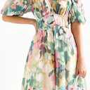 Maxigerui Women's Summer Floral Maxi Dress Spring Wedding Guest Dress 2026, XL