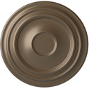 Ekena Millwork CM24TRWSS 24-3/8" x 1-1/2" Traditional Ceiling Medallion, Warm Silver