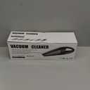 Handheld Vacuum Cordless Rechargeable with LED Light, Car Vacuum Portable Cordless, Hand Vacuum Cleaner Car Seats, Home, Quick Cleanup, Strong Suction, Lightweight, Includes Crevice Nozzle & Brush (Black Light White Gray)