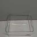 iDesign Pantry Storage Bins with Handles - Organizer Bins for Cabinets or Fridge - 1 PCS - Clear