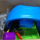 Step2 Rain Showers Splash Pond Water Table, Kids Water and Sand Activity Sensory Playset, Summer Outdoor Toys, 13 Piece Water Toy Accessories, For Toddlers 1.5+ Years Old, Blue & Green