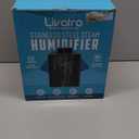 Stainless Steel Humidifier, 3L Warm Mist Humidifier, Easy Clean with Warm Steam Humidifier, Healthy Air Mist Humidifiers for Bedroom Living Room, with Sleep Mode and Auto-off Setting