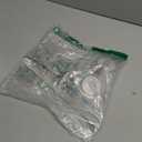 iDesign Bathroom Plastic Shower Squeegee with Wall Hook - Set of 2 - Clear