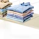 Acrylic Shelf Dividers for Closet OrganizationSweater Organizer for Closet -8pack 8 Tall Clear Plastic Shelf Dividers for Closets Shelves Cabinets