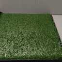 Artificial Grass Puppy Pee Pad for Dogs and Small Pets - 20x25 Reusable 4-Layer Training Potty Pad with Tray - Dog House and Pet Supplies by PETMAKER
