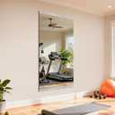 72''x36'' Exercise Mirror for Home Gym Full Length, Garage Gym Wall Mirror, Large Workout Mirrors Frameless Tempered Glass for Gym, Yoga, Bedroom, Dance Studio, Living Room