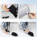 Sock Aids for Putting On Socks, No Bending Flexible Sock Aid Device with Shoe Horn Long-Handle Sock Removal for Seniors/Disabled, Easy On and Off Sock Helpers (Basic)