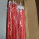 24 Pcs Flameless LED Taper Candles Battery Operated Candles 8.58'', 9.69'', 10.98'', 12.91'', 12.8'' Flameless Candlesticks Flickering for Halloween Christmas Church Wedding(Red)