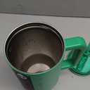 HydroJug Traveler - 40 oz Water Bottle with Handle & Flip Straw - Fits in Cup Holder, Leak Resistant Tumbler-Reusable Insulated Stainless Steel & Rubber Base - Gifts for Women & Men, Alumni Red