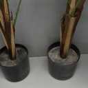 Artificial Palm Plant 3FT Fake Palm Tree with 9 Trunks Perfect 36inch Faux Tropical Palm Plants in Pot for Indoor Outdoor House Home Office Garden Modern Decor Housewarming Gift (2 Pack)