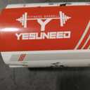 YESUNEED Olympic Barbell 7' Standard Weightlifting Barbell Threaded Barbell Black/Sliver