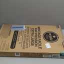Regalo Safety 29-38.5" Baby Gate for Doorways & Bottom of Stairs, Pressure Mounted Baby Gate with Door for Babies, Toddlers & Pets, Tested & Safe for 30 Years, American Designed, American Owned, Black