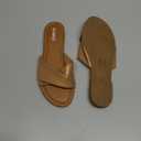 ATHMILE Sandals Women Dressy Summer Flat Comfortable Fashion Beach Cute Ladies Slides Leather Casual Dress Women's Sandals 2025, Size: 9