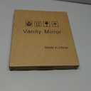 ROLOVE 8x10 Inch Lighted Vanity Mirror, 3-Color Dimmable LED Lighting & Touch Control, Portable Makeup Mirror with U-Bracket for Travel/Dressing Room (White)