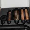 5-in-1 Hot Air Styler Wrap, High-Speed Hair Dryer Brush Blow Dryer with 2 Auto Wrap Curlers for Curling, Straightening, Volumizing, Fast Drying & Frizz-Free Styling for All Hair Types