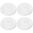 2 Pack 10 lb Balloon Arch Stand, Thickened Square White Plastic Base for Balloon Arch & Stand, Beach Wedding Indoor Outdoor Party Decor