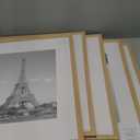 upsimples 16x20 Picture Frame Set of 5, Display Pictures 11x14 with Mat or 16 x 20 Without, Wall Gallery Poster Frames, Natural