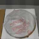 3 Light 12 Inch Semi Flush Mount Close to Ceiling Light Fixture,Off White Fabric Shade Black Finish for Bedroom,Living Room,Dining Room Hallway