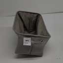 Collapsible Fabric Storage Bin – Light Grey, Rectangular