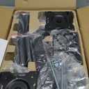 Dual Monitor Stand, Adjustable Monitor Desk Mount for 1732 Computer Screens, Full Motion VESA 75x75/100x100 with C-Clamp & Grommet Aluminum Base, Each Arm Holds 4.4 to 20 lbs AX09DB201