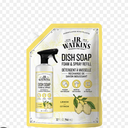 J.R. Watkins Foaming Hand Soap Refill, Moisturizing Foam Hand Wash, All Natural, Alcohol-Free, Cruelty-Free, USA Made, Lemon, 28 fl oz, 3 Pack