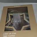 DEMDACO Gold Accented Wooden Star with Cutout Nativity Scene and Warm LED Shadow Box 10 x 8.5 Inches Christmas Tree Topper