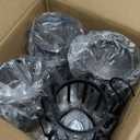 Solar Hanging Lanterns Outdoor Waterproof: 4 Pack Metal Solar-Powered Lights with Hook, Bright Warm Lantern Decor for Outside, Classic Outdoor Lighting for Yard Garden Patio Porch Balcony Decorations