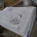 Signature Design by Ashley Soletren Contemporary Chenille Chair and a Half, Off-White