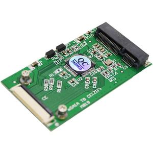 Ximimark 1Pcs Mini PCI-E mSATA to CE ZIF 1.8 inch SSD to 40 pin ZIF CE Cable Adapter Converter Card SSD HDD Adapter Converter