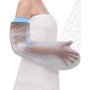 Cast Covers for Shower Arm, Waterproof Cast Cover Arm Adult, Soft Comfortable Cast Protector for Shower Arm, Reusable Elastic Cast Bag for Bandage, Wound Care Supplies, After Surgery Gifts