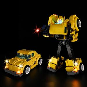 Kyglaring LED Light Kit Compatible with Lego Bumblebee Robot 10338 Building Blocks, Lights Only (Model Not Included)