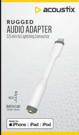 Acoustix Rugger Audio Adapter 3,5 mm