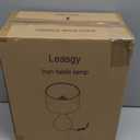 18.1'' Small Modern Touch Lamps for Nightstand Set of 2 with 3 Way Dimmable, Table Lamps for Living Room, Office, Bedside Lamps with Heavy Iron Base, Touch Switch, Bulb Included, Black