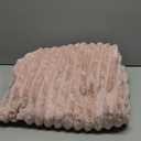 NEWCOSPLAY Super Soft Throw Blanket Pink Premium Silky Flannel Fleece 3D Ribbed Jacquard Lightweight Bed Blanket All Season Use (Pink Ribbed, Throw(50"x60"))