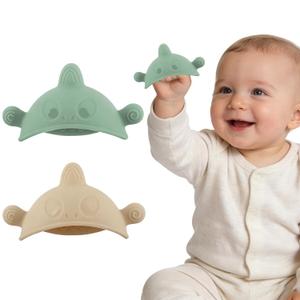 4 x Chuya Baby Teething Mittens 0 3 6 12 18 Months | Soft Silicone Chewable Gloves for Gum Pain Relief, Infant Sensory Toy, Newborn Gift for Boys & Girls