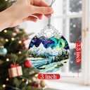 Mountain Landscape Christmas Ornaments: Christmas Tree Ornaments, Holiday Decor for Mountaineer, Stocking Stuffers, Gift Ideas, Xmas Gifts & Gifts for Nature Lover
