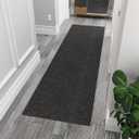 Ottomanson 2' x 7' Hallway Runner with Scraper Pile Extra Durable Non-Slip Rug Mat for Indoor & Outdoor Use - Ideal for Kitchen, Entryway, Patio & Garage - High-Traffic Carpet, Brown