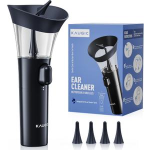 KAUGIC Manual Ear Wax Cleaner  Safe, Comfortable & Easy to Use Seamless One-Hand Operation, Dark Blue