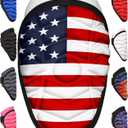 Exxact Sports Defender Baseball Elbow Guard, Batters Softball Elbow Guard Baseball Youth & Adult with Adjustable Strap (USA Flag)